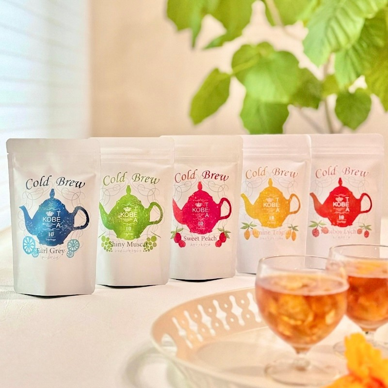 Cold Brew Tea ルイボスライチ 10ティーバッグス |神戸紅茶の新商品